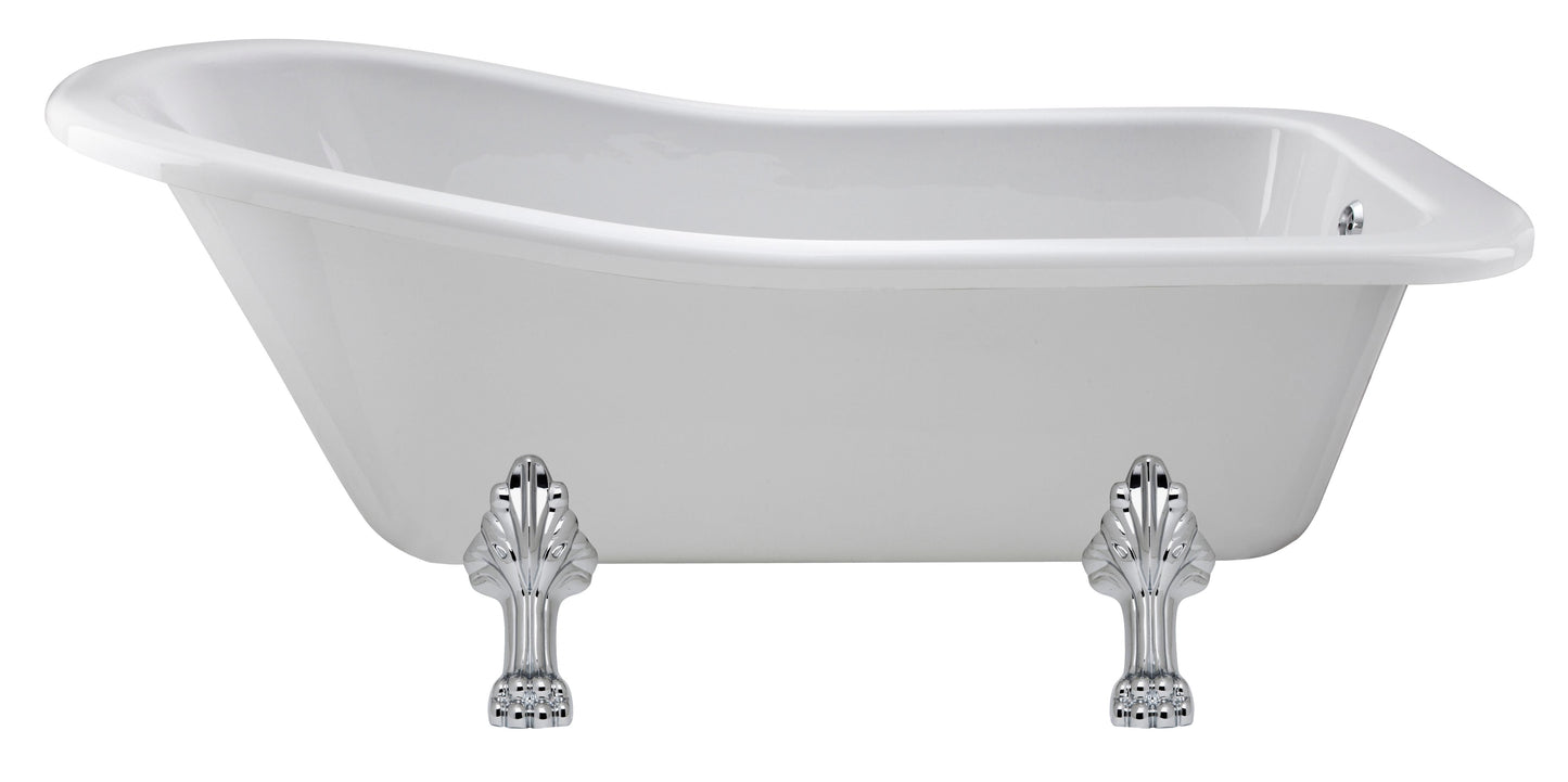 Hudson Reed 1690mm Freestanding Bath With Pride Legs
