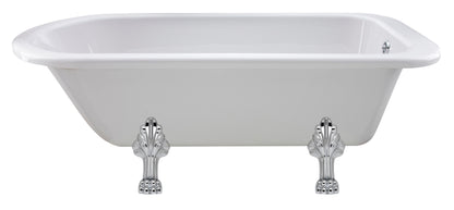 Hudson Reed 1690mm Freestanding Bath With Pride Legs