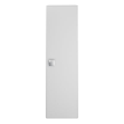 Hudson Reed Sarenna 350mm 1 Door Moon White Wall Hung Tall Cabinet With Handles