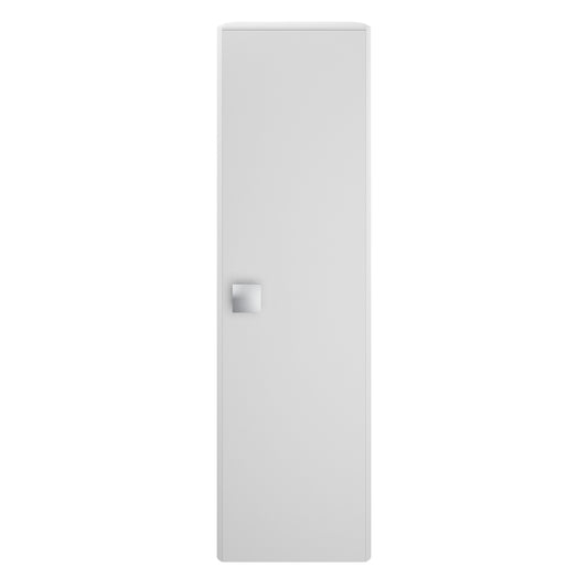 Hudson Reed Sarenna 350mm 1 Door Moon White Wall Hung Tall Cabinet With Handles