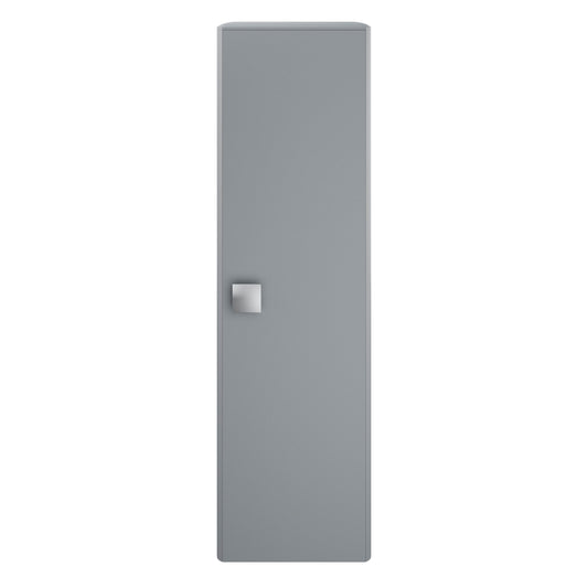 Hudson Reed Sarenna 350mm 1 Door Dove Grey Wall Hung Tall Cabinet With Handles