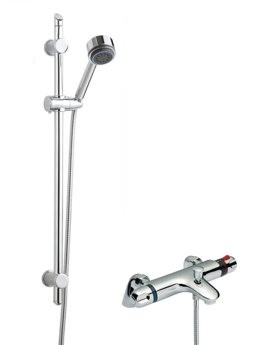 Nuie Reef Chrome Exposed Shower Kit