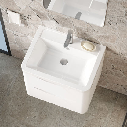 Components Wall Hung 2 Drawer Unit, 600mm