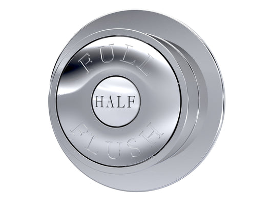 Nuie Chrome Dual Flush Push Button