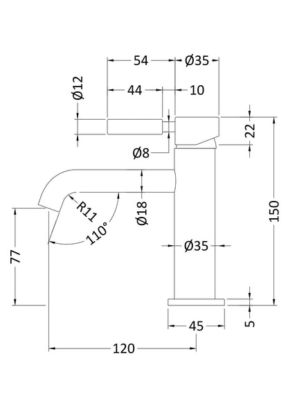 Tec Lever Mono Basin Mixer