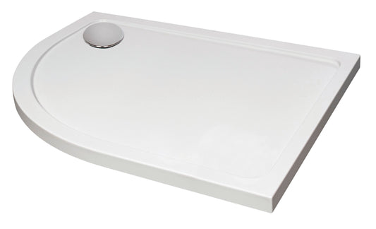 Quadrant Stone Shower Tray - 1200 x 800 - Left Hand