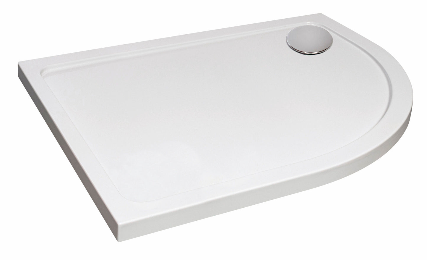 Quadrant Stone Shower Tray - 900 x 760 - Right Hand
