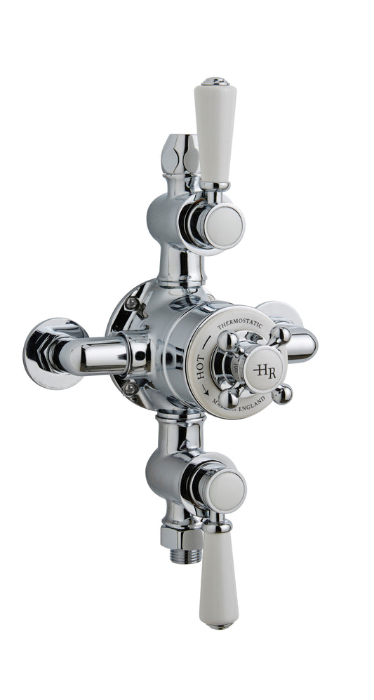 White Topaz Triple Thermostatic Shower Valve