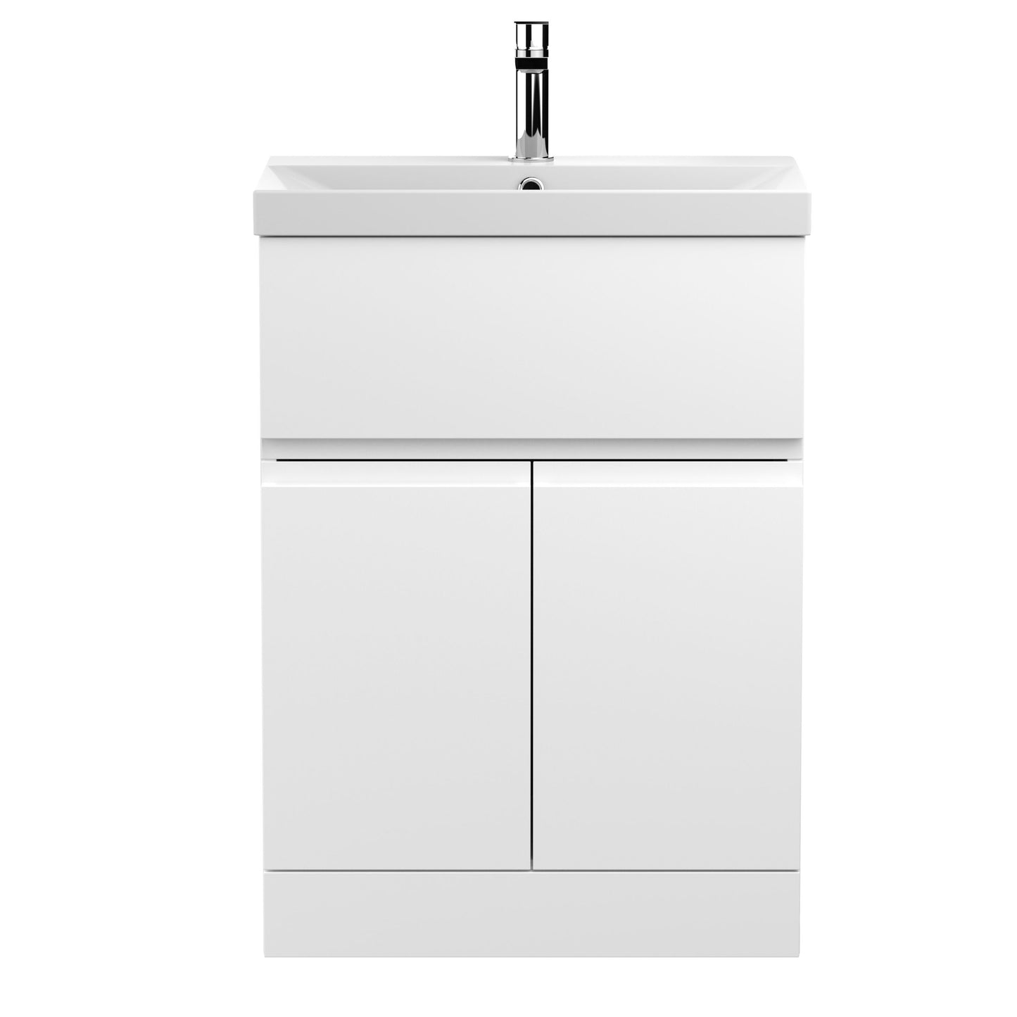 Hudson Reed Urban 600mm Floor Standing 2 Door Vanity Unit With Basin