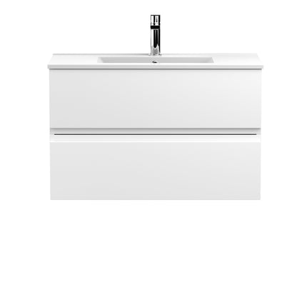 Hudson Reed Urban 800mm Wall Hung 2 Drawer Vanity Unit with Basin