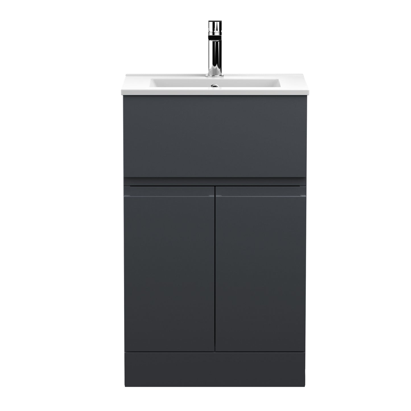 Hudson Reed Urban 500mm Floor Standing 2 Door 1 Drawer Vanity Unit With Ceramic Basin