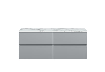 Hudson Reed Urban 1200mm Wall Hung 4-Drawer Unit With Laminate Worktop
