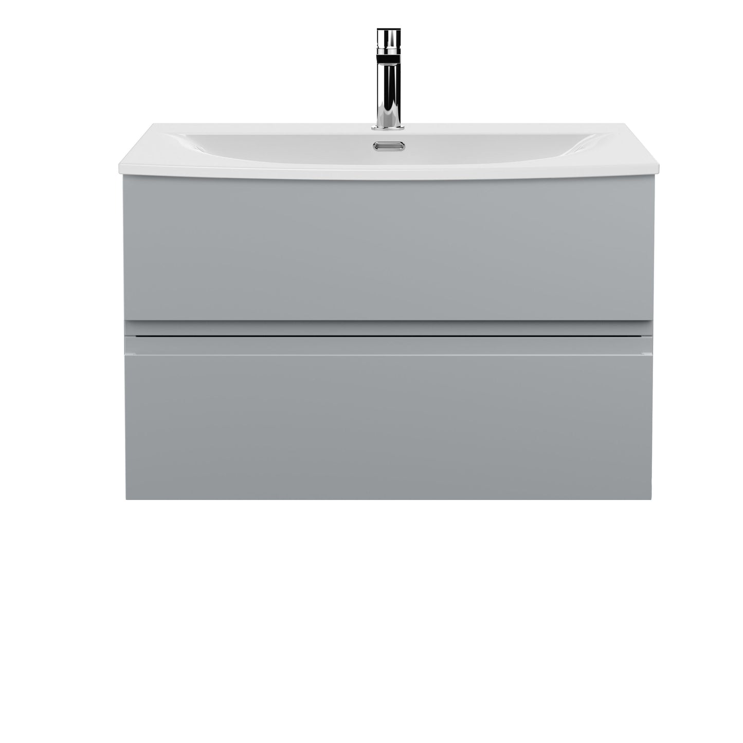 Hudson Reed Urban 800mm Wall Hung 2 Drawer Vanity Unit with Curved Basin