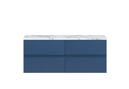 Hudson Reed Urban 1200mm Wall Hung 4-Drawer Unit With Laminate Worktop