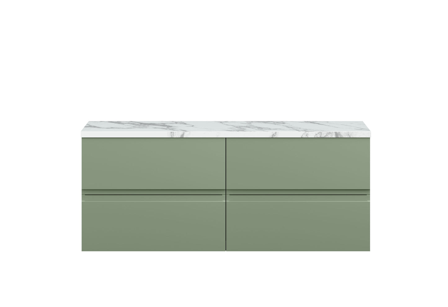 Hudson Reed Urban 1200mm Wall Hung 4-Drawer Unit With Laminate Worktop