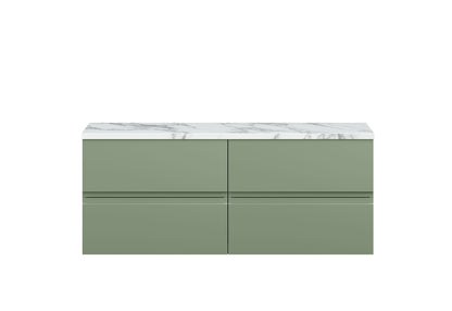 Hudson Reed Urban 1200mm Wall Hung 4-Drawer Unit With Laminate Worktop