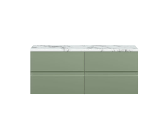 Hudson Reed Urban 1200mm Wall Hung 4-Drawer Unit With Laminate Worktop