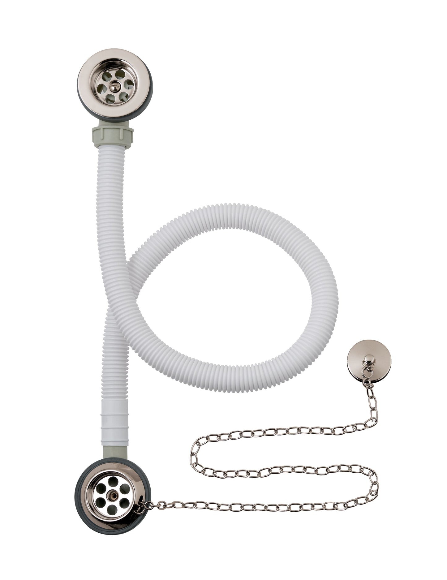 BC Sanitan Nickel Plug and Chain Concealed Bath Waste