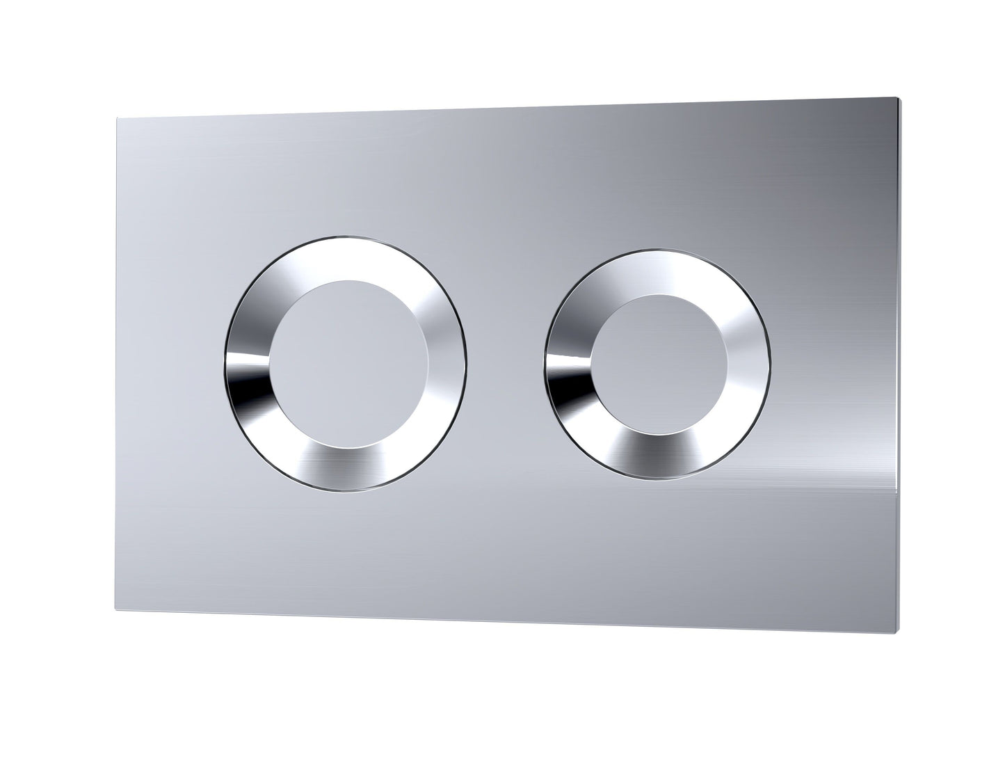 Hudson Reed Round Chrome Dual Flush Push Button