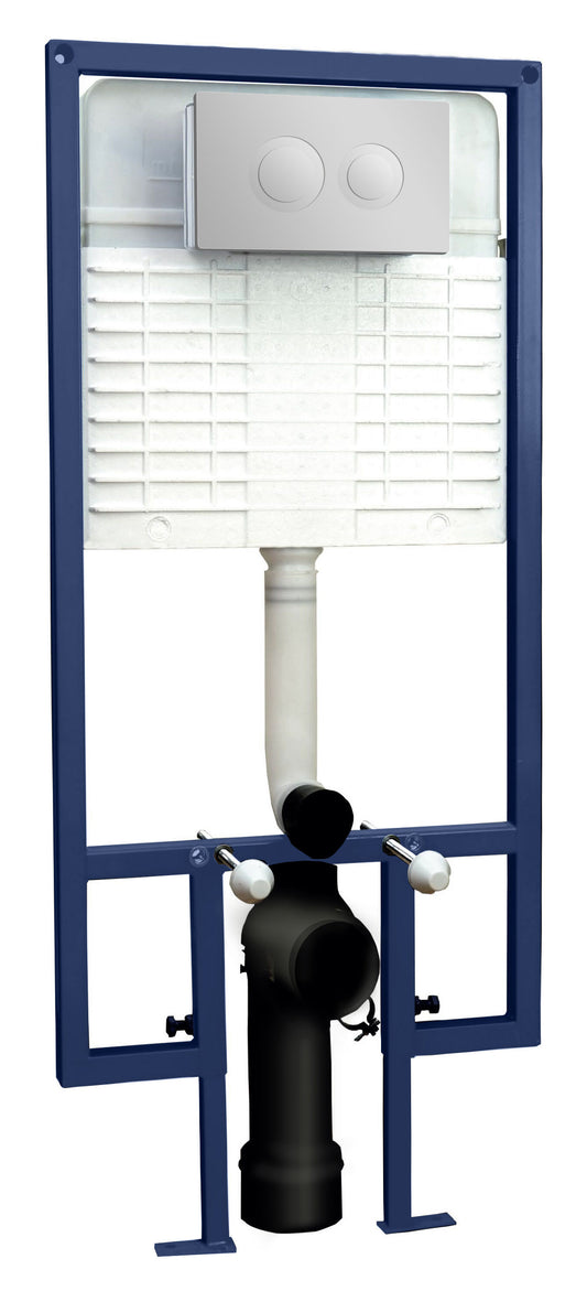 Hudson Reed Dual Flush Concealed Cistern With Frame