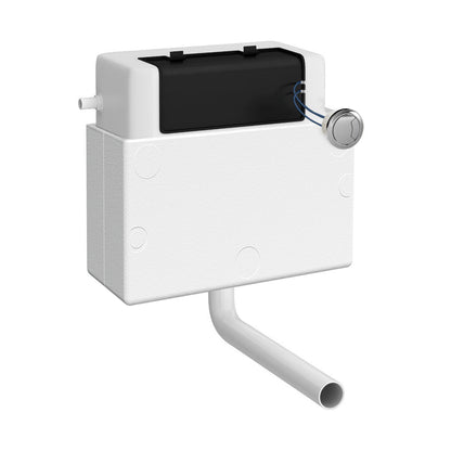 Hudson Reed Universal White Pneumatic Dual Flush Universal Access Concealed Cistern