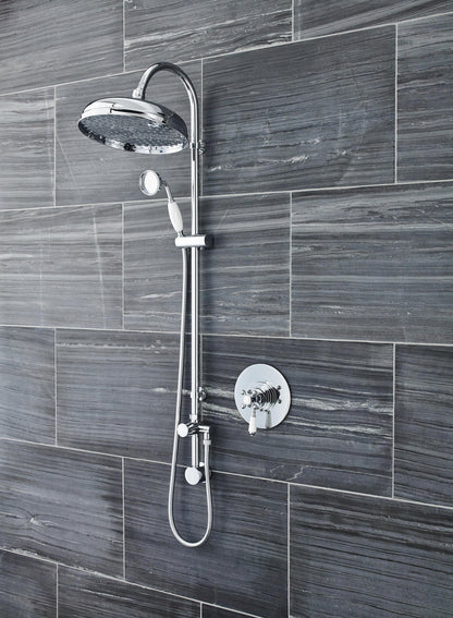 Victorian Dual Thermostatic Shower Valve