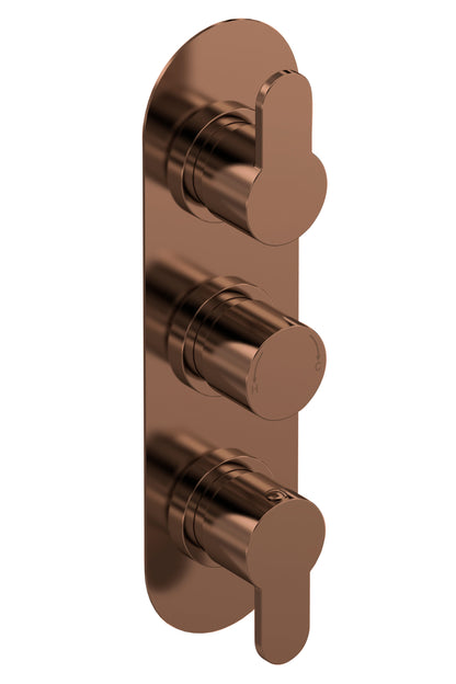 Arvan Triple Thermostatic Valve with Diverter