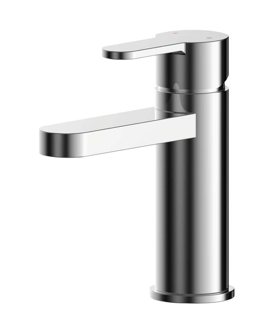 Arvan Mono Basin Mixer With Push Button Waste