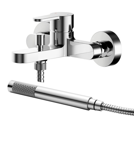 Arvan Wall Mounted Bath Shower Mixer With Kit