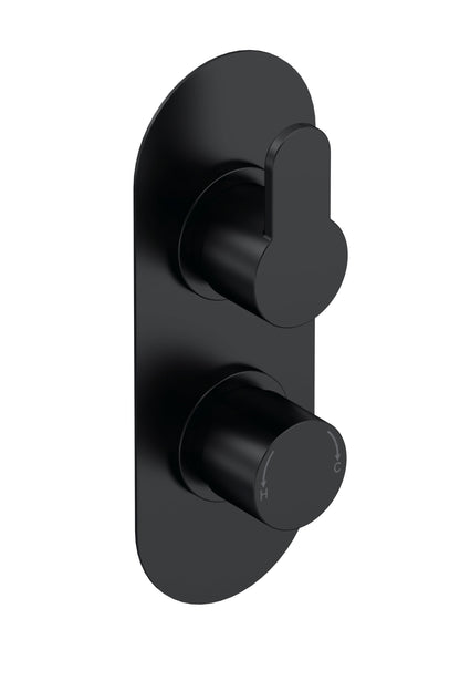 Arvan Twin Thermostatic Valve With Diverter