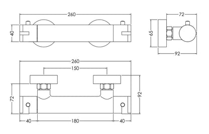 Arvan Thermostatic Bar Valve