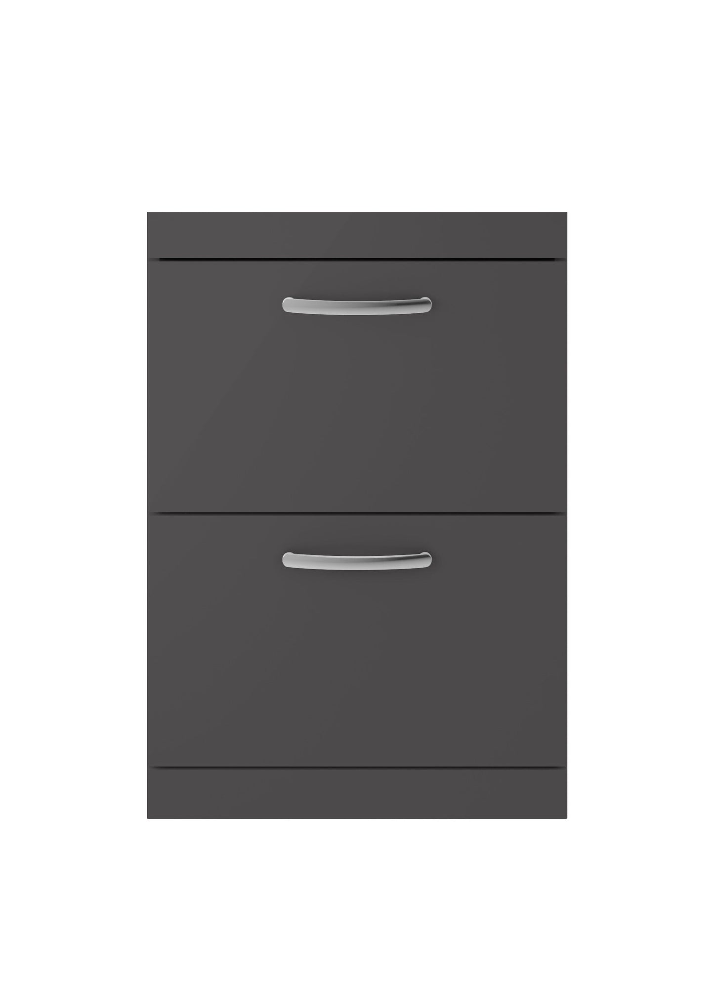 Athena Floor Standing 2 Drawer Vanity Unit 600mm