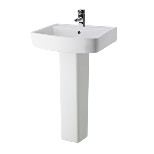Nuie 520mm Basin & Pedestal