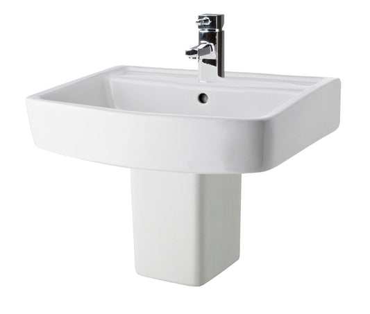 Nuie 520mm Basin & Semi Pedestal