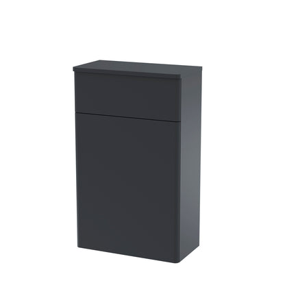 Nuie Classique 500mm Soft Black Floor Standing Concealed Cistern WC Unit