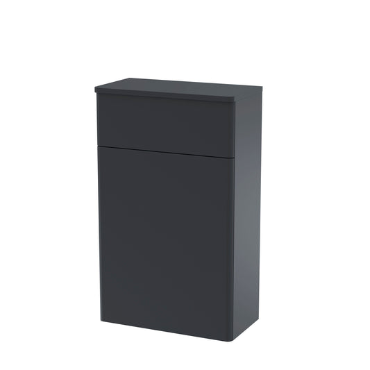 Nuie Classique 500mm Soft Black Floor Standing Concealed Cistern WC Unit