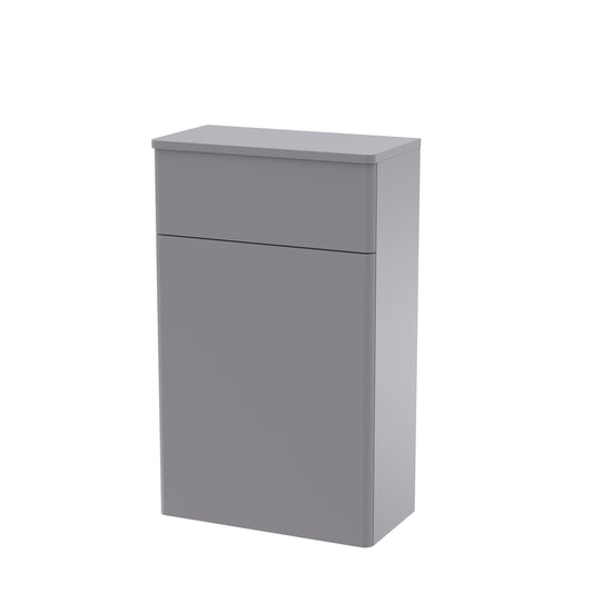 Nuie Classique 500mm Satin Grey Floor Standing Concealed Cistern WC Unit