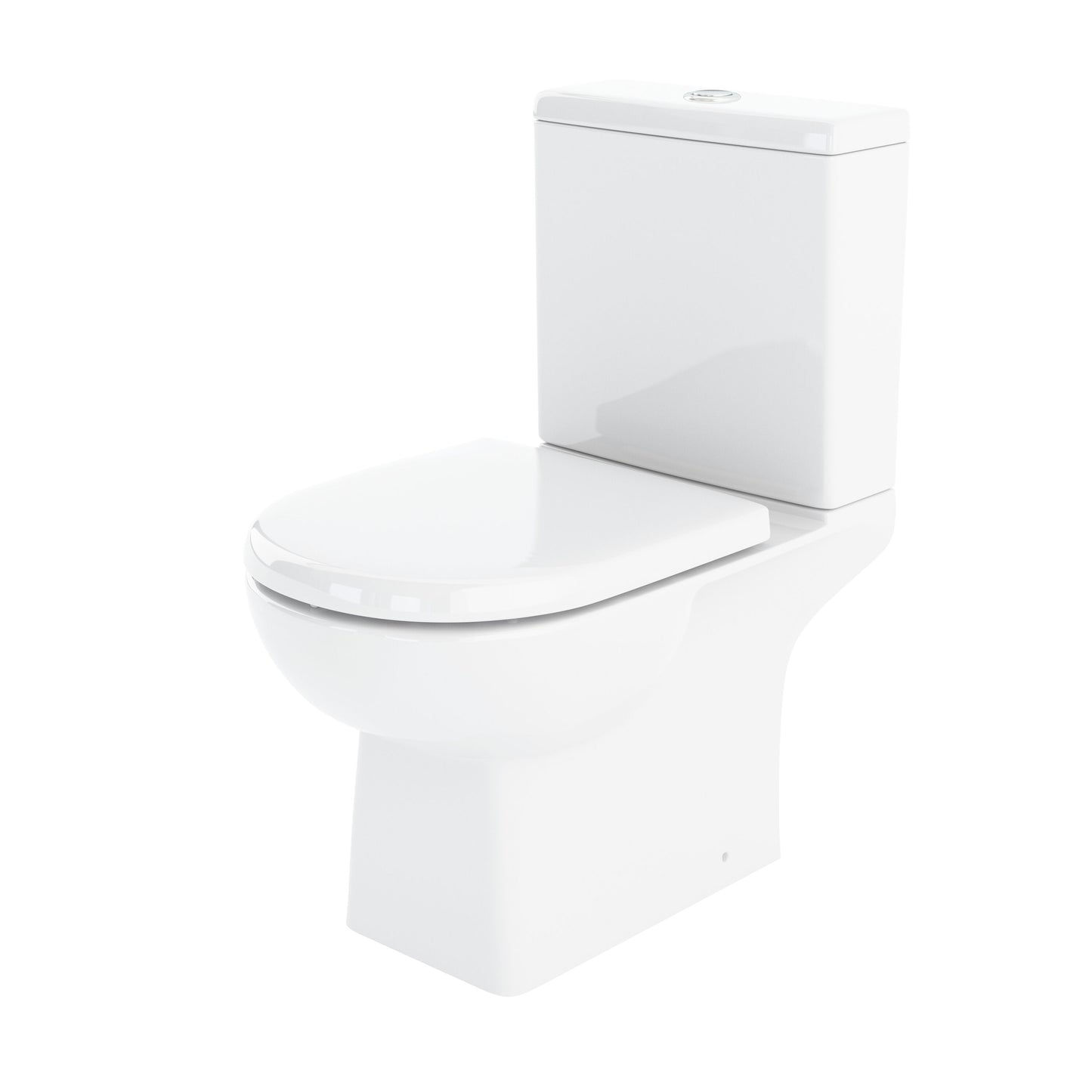 Nuie Contemporary 410mm Close Coupled Toilet