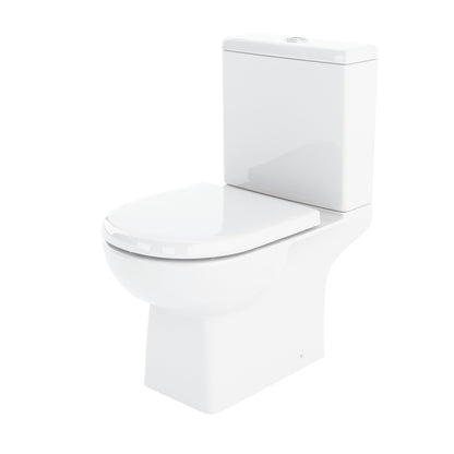Nuie Contemporary 410mm Close Coupled Toilet