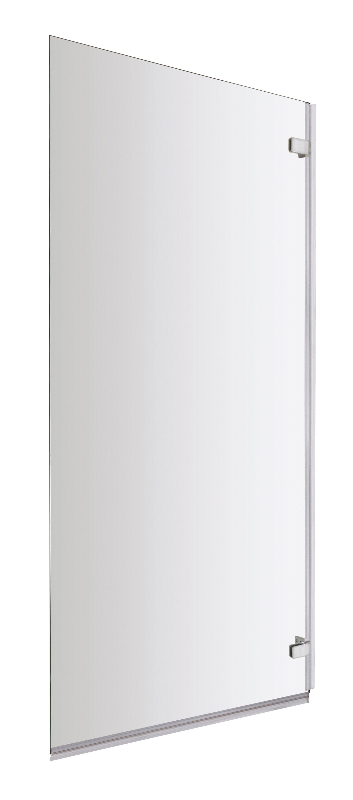 Nuie 782mm Semi-Frameless Chrome Bath Screen