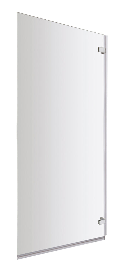 Nuie 782mm Semi-Frameless Chrome Bath Screen