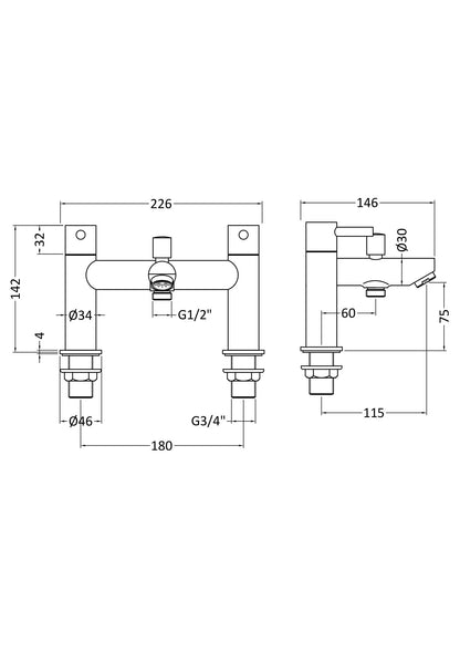 Series Two Bath Shower Mixer