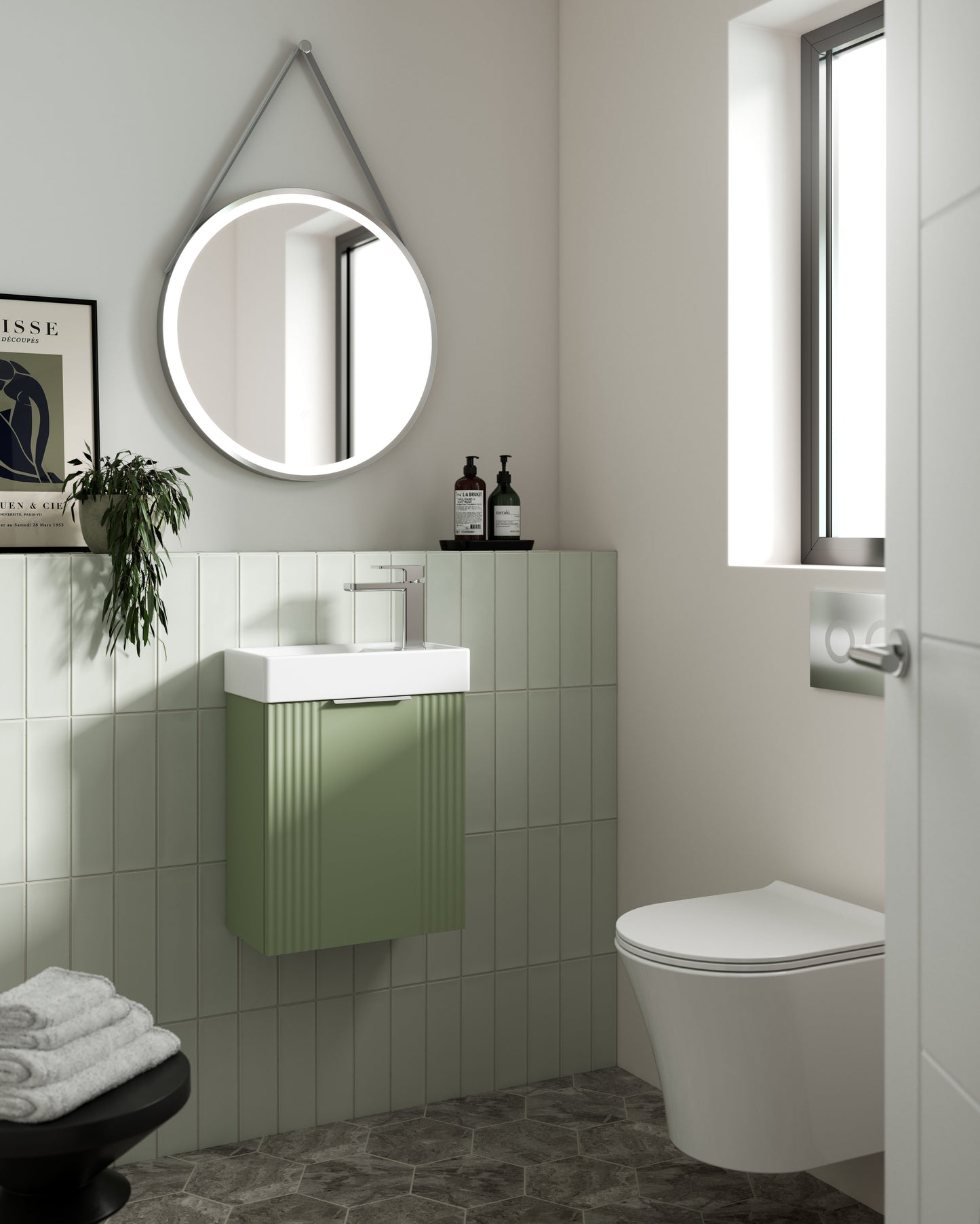 Freya Wall Hung Rimless Toilet Pan & Soft Close Seat