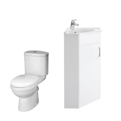 Nuie Mayford 555mm Floor Standing Unit & Toilet Including Seat