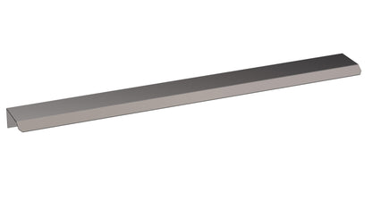 Nuie Lux 300mm Brushed Pewter Finger Pull Handle