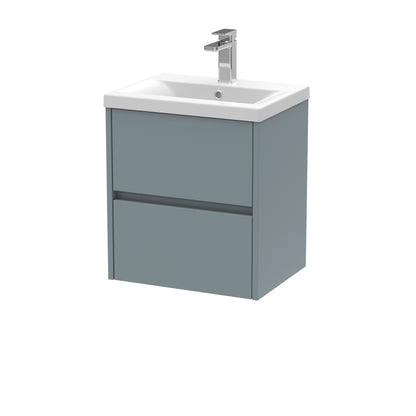 Nuie Havana 500mm Coastal Grey Wall Hung Vanity Unit with Basin