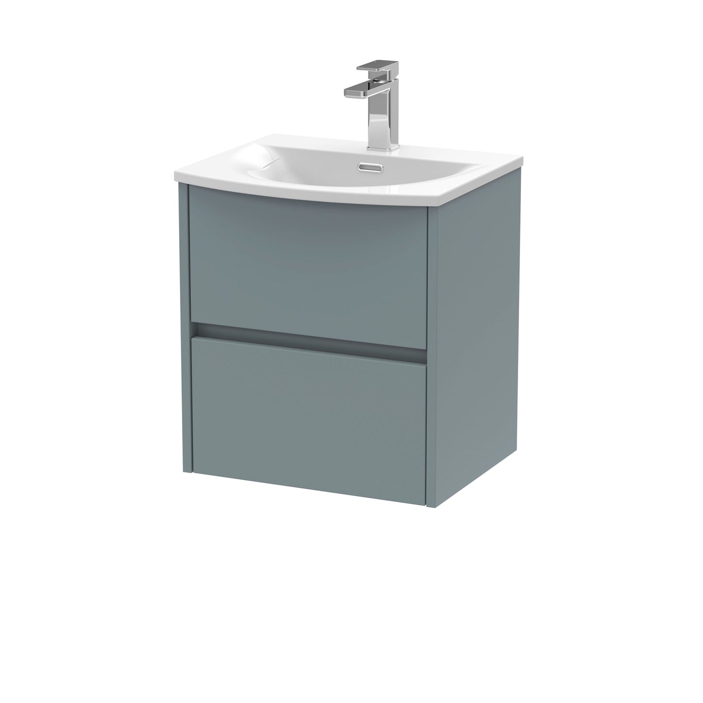 Nuie Havana 500mm Wall Hung 2 Drawer Vanity Unit with Basin