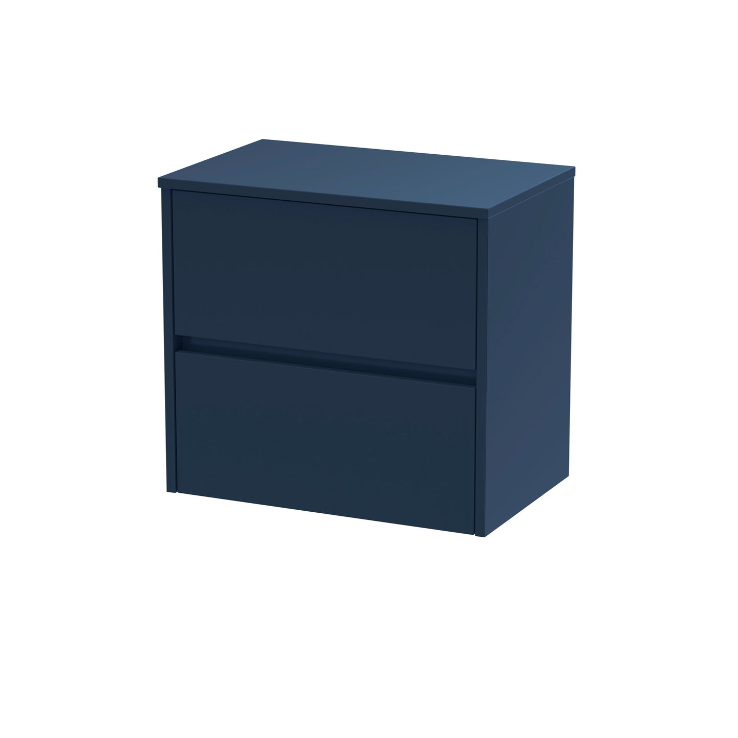 Nuie Havana 600mm Wall Hung 2-Drawer Unit & Worktop