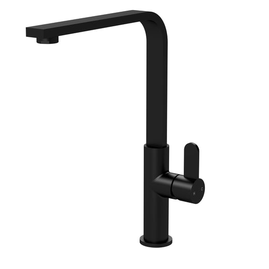 Kitchen Taps Churni Mono Basin Single Lever Square Basin Tap