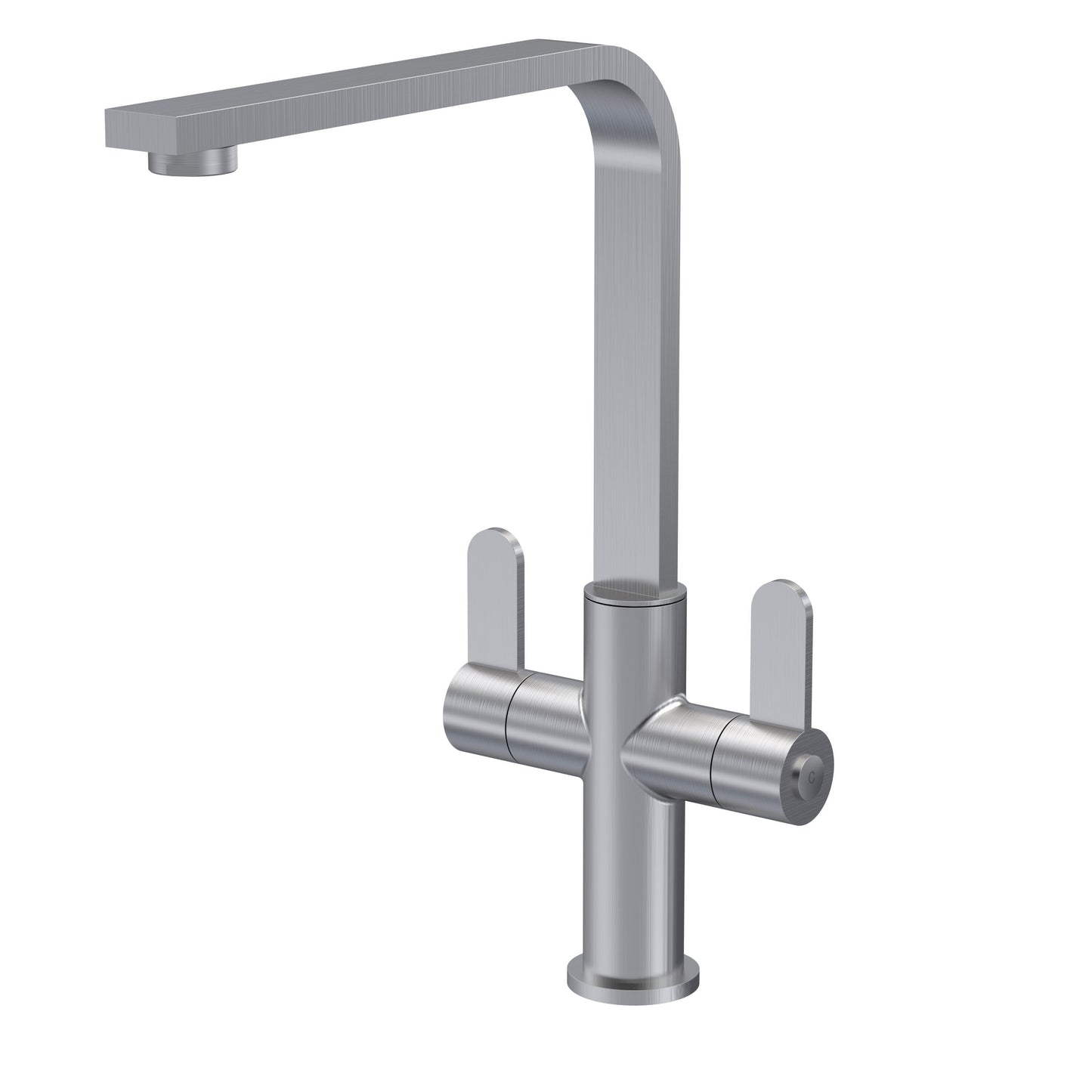 Kitchen Taps Churni Mono Basin Twin Lever Square Basin Tap